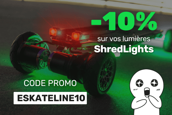 Bannière - Code promo ShredLights